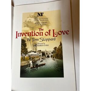 The‎ Invention of Love Royal National Theatre Playbill Tom Stoppard Richard Eyre